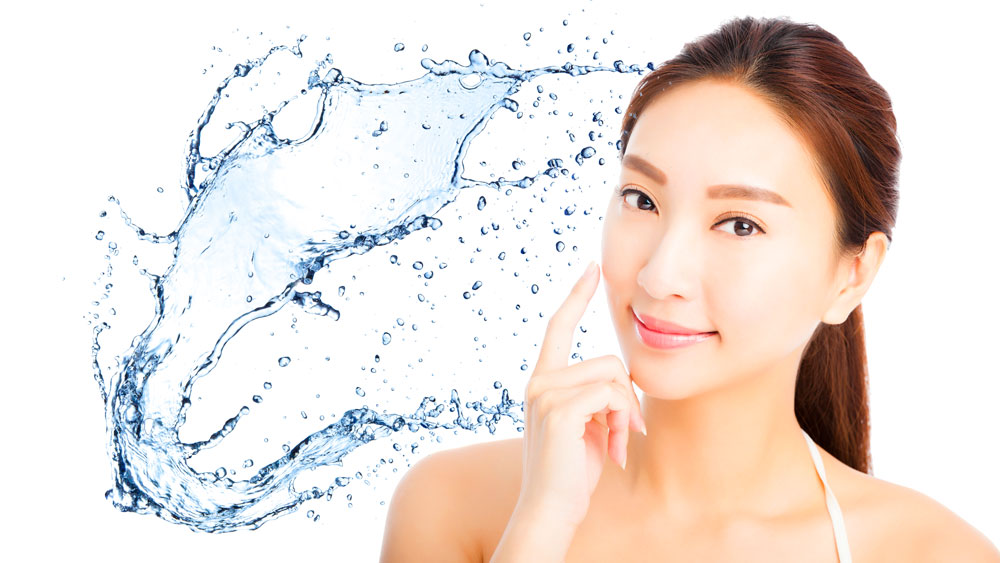 氫氣氫水能使臉部美白